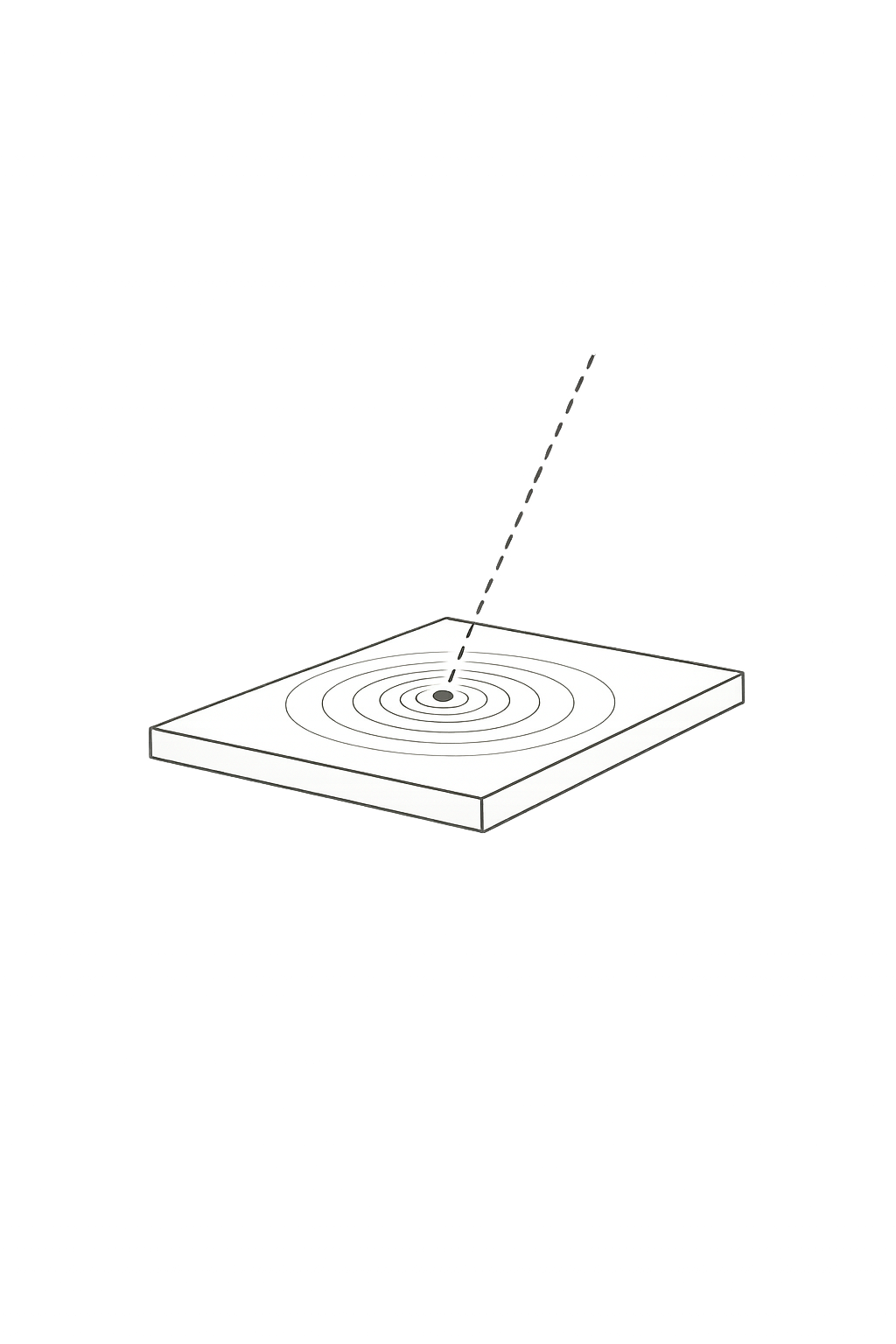 Illustration representing ballistic-impact simulation and material response